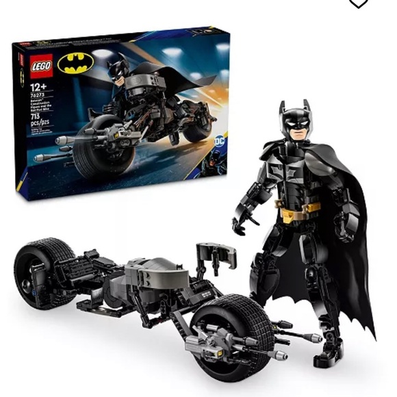 LEGO Batman Batcycle Adventure Set - Black and Gold - Picture 1 of 2